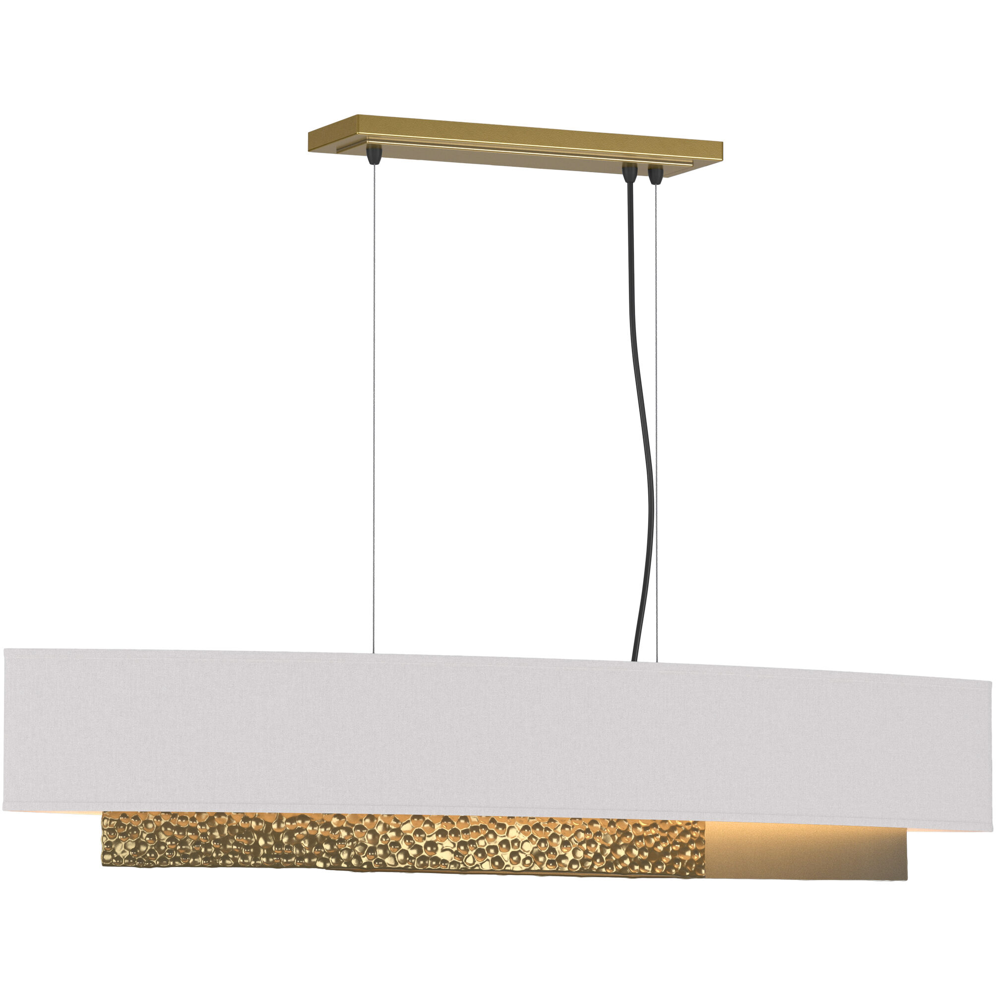 Oceanus 4 Light 42 inch Modern Brass Pendant Ceiling Light in Flax