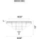 Stefania 21 Light 36 inch Chrome Bowl Flush Mount Ceiling Light