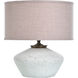 Gwendolyn 18 inch 100 watt White and Gold Table Lamp Portable Light