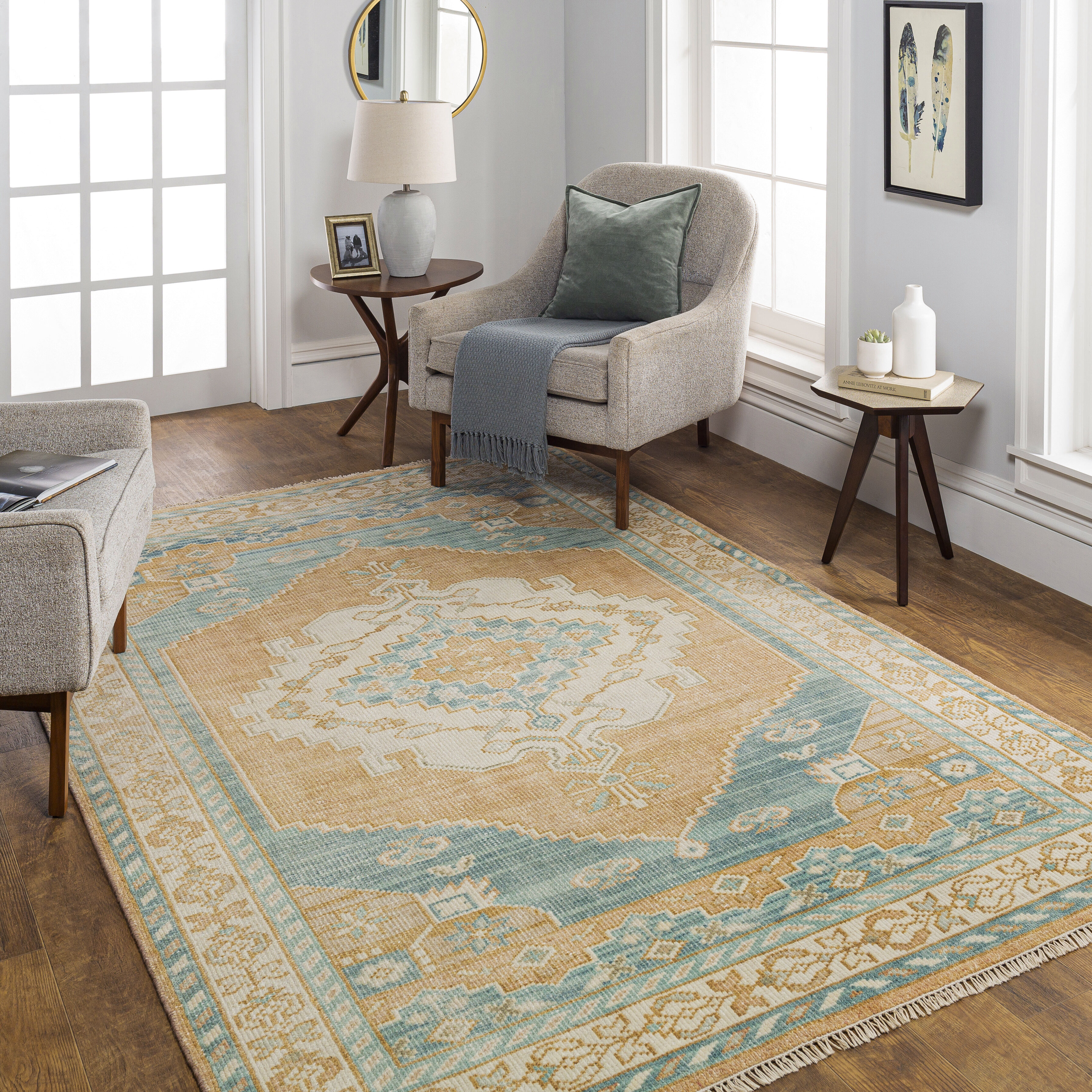 Anadolu 168 X 120 inch Camel Rug, Rectangle