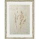 Whispering Grasses Beige and Gray and Neutral and Yellow Framed Art