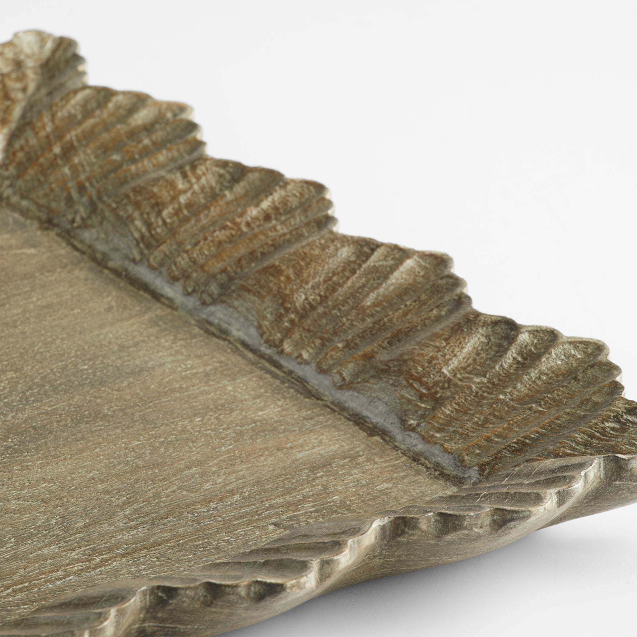 Lorenza Brown Tray, Large