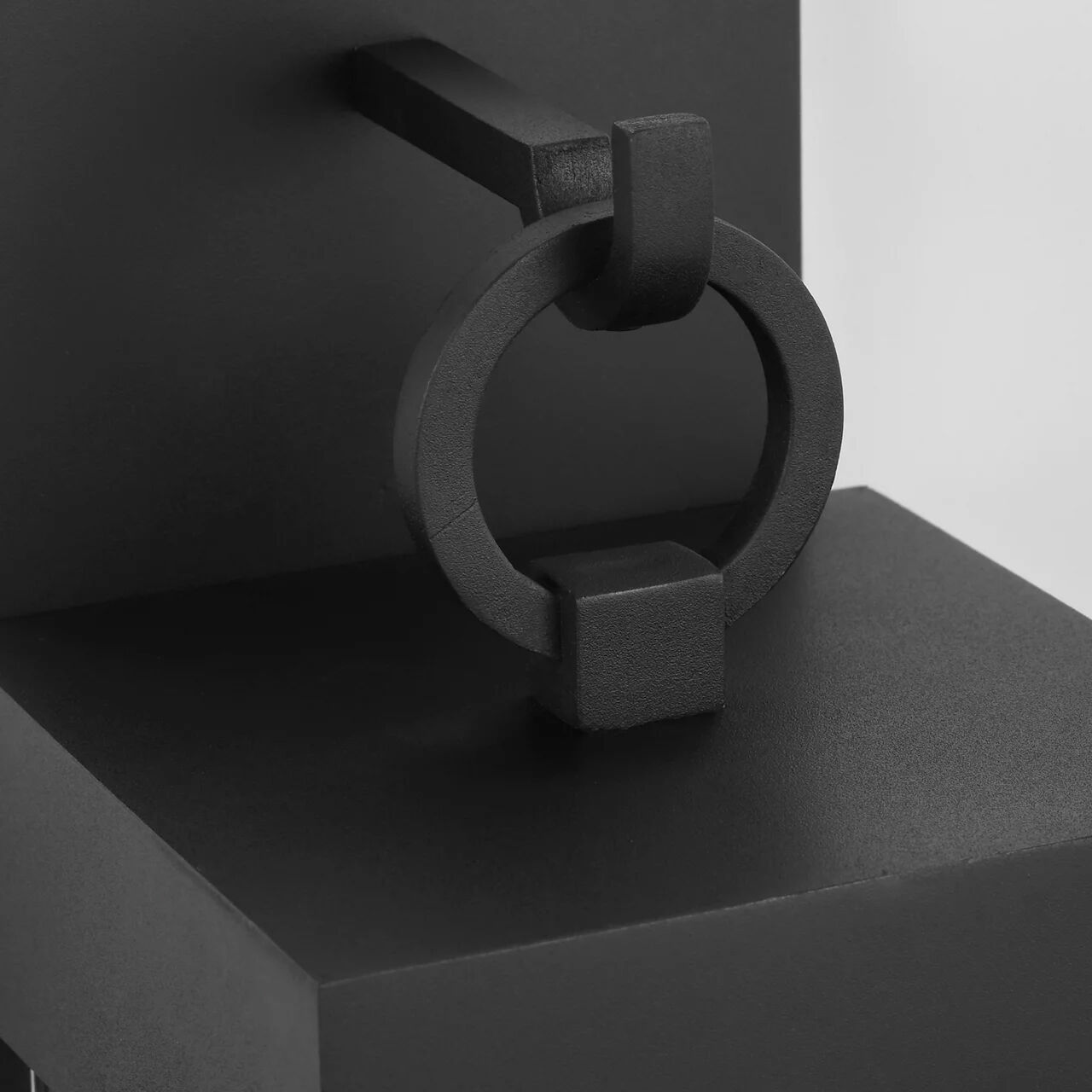 Sean Lavin Sesha 16 inch Textured Black Outdoor Wall Lantern