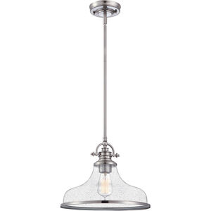 Quoizel Grant 1 Light 14 inch Brushed Nickel Pendant Ceiling Light GRTS2814BN - Open Box