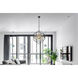 Cordelia 6 Light 26 inch Black and Gold Pendant Ceiling Light