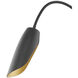 Bowery LED 4.75 inch Black Sconce Wall Light