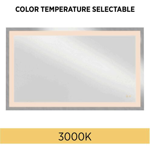 Captarent LED 60 X 36 inch White LED Mirror, Progress LED