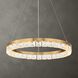 Segovia 28 inch Warm Brass Chandelier Ceiling Light