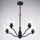 Bellwood 5 Light 24.5 inch Matte Black Chandelier Ceiling Light