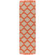 Lagoon 36 X 24 inch Burnt Orange, Khaki Rug