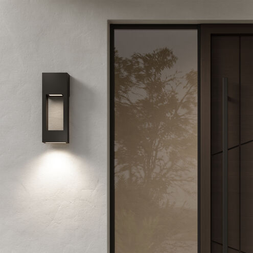 Testa LED 16 inch Black Outdoor Wall Lantern