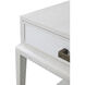 Flagler 27 X 24 inch Sandbar Side Table, Wooden, with Wallpaper, Coastal