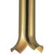 Husk LED 2 inch Metallic Brass Pendant Ceiling Light