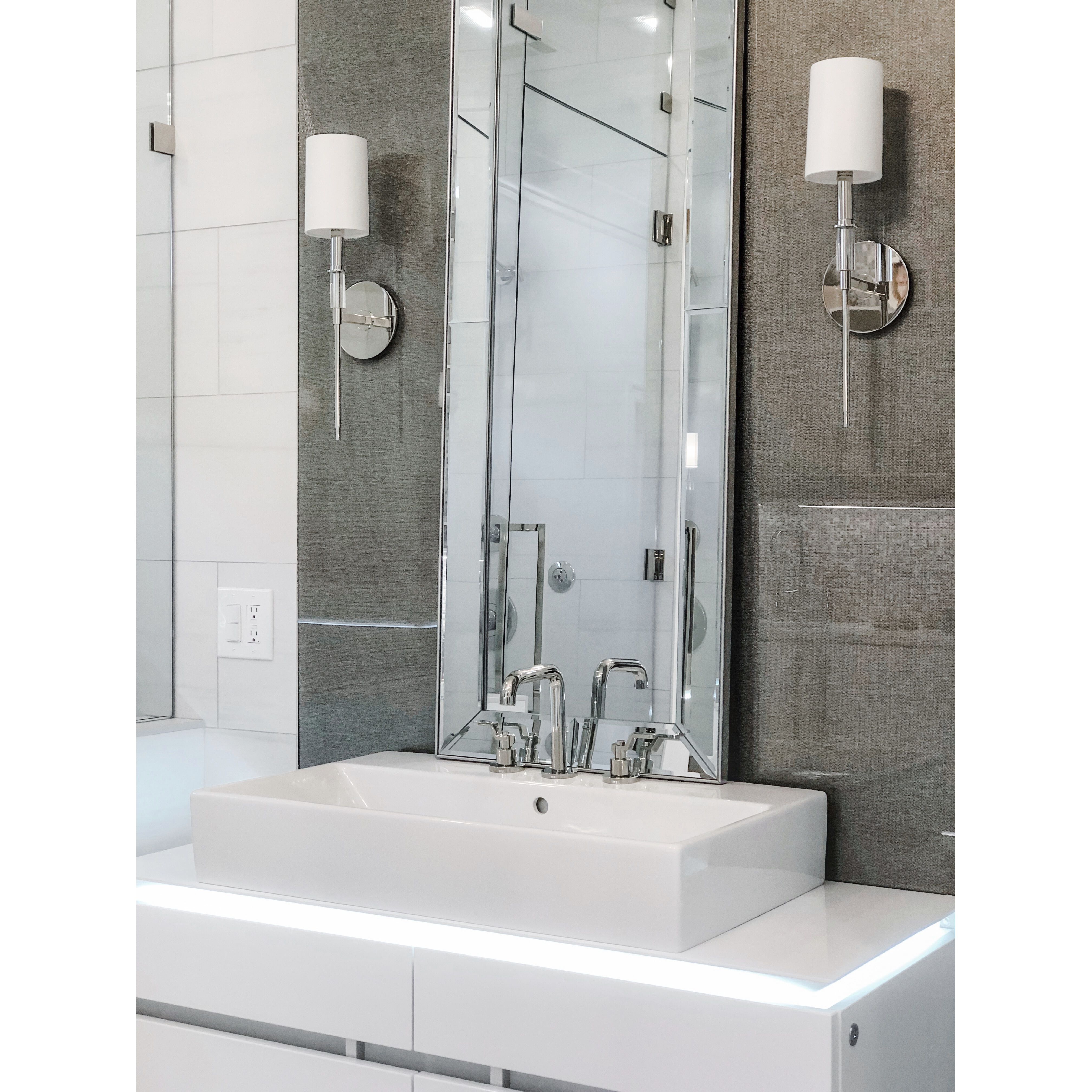 Amherst 1 Light 5 inch Polished Nickel Wall Sconce Wall Light