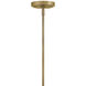 Saunders 8 Light 40 inch Black with Lacquered Brass Chandelier Ceiling Light