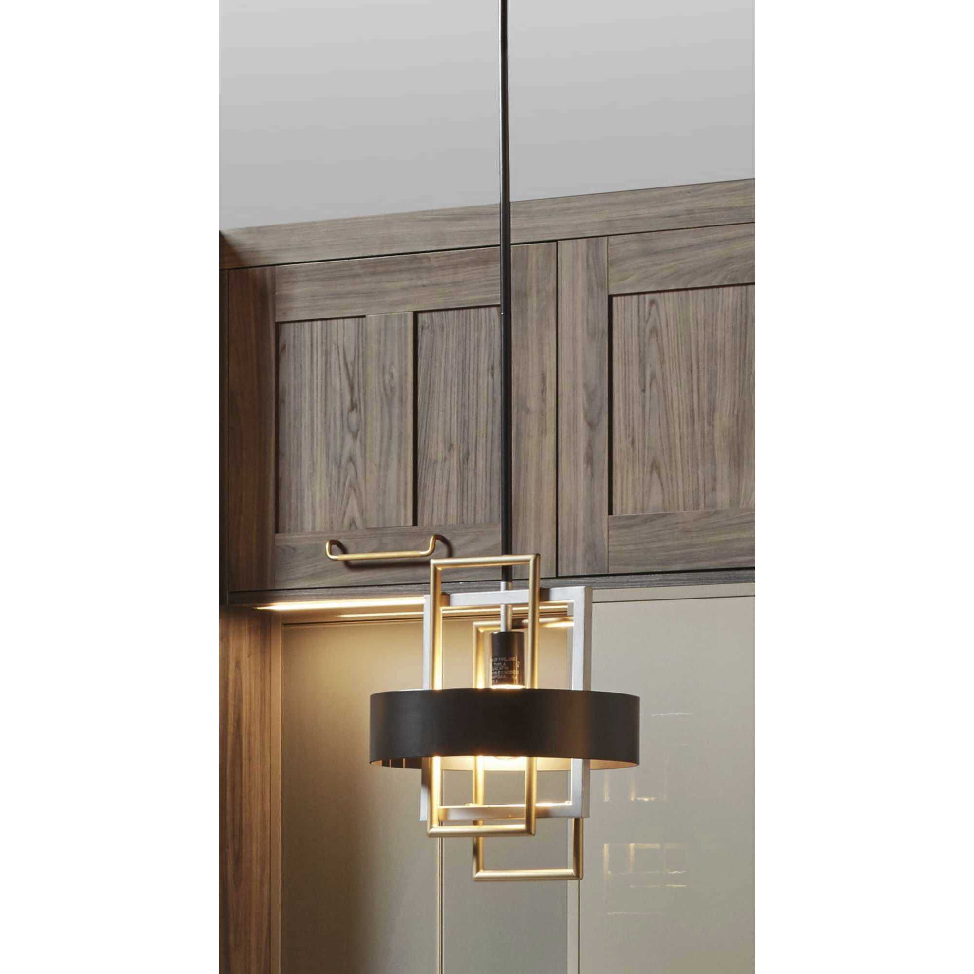 Adagio 1 Light 12 inch Matte Black Mini-Pendant Ceiling Light, Design Series
