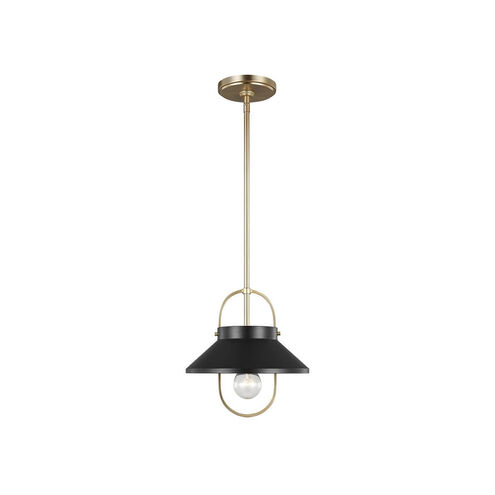 Dormer 1 Light 10 inch Midnight Black Pendant Ceiling Light