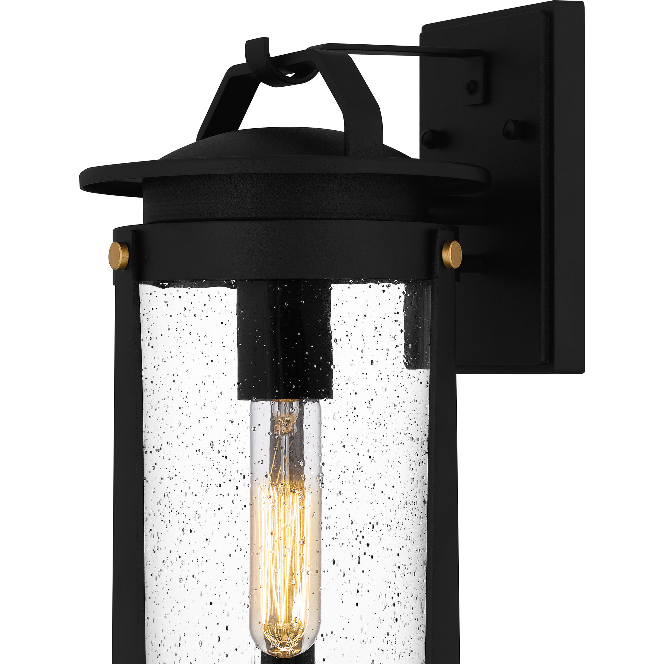 Clifton 1 Light 14 inch Earth Black Outdoor Wall Lantern