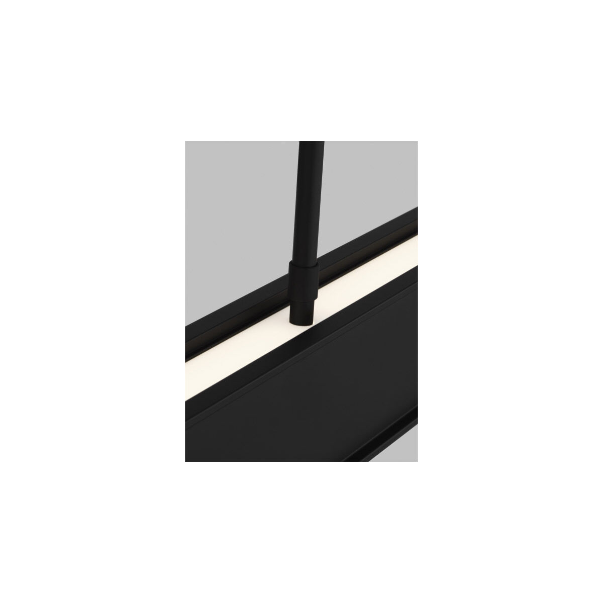 Mick De Giulio I-Beam LED 72.2 inch Plated Brass Linear Suspension Ceiling Light in 277V, Integrated LED