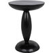 Adonis 24 X 18 inch Hand Rubbed Black Side Table