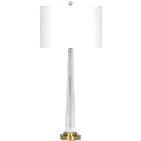 Wade 36 inch Antique Brass Table Lamp Portable Light