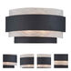 Gaetano 2 Light 9.75 inch Black ADA Wall Sconce Wall Light