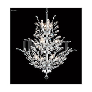 Regalia 11 Light 27 inch Silver Crystal Chandelier Ceiling Light