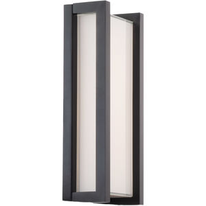 Axel LED 10.88 inch Black Outdoor Wall Light, dweLED