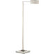 Ruxley 44.25 inch 25 watt Polished Nickel Floor Lamp Portable Light