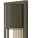 Mist Outdoor Wall Mount Lantern in Bronze, Small