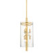 Baxter 6 Light 10 inch Aged Brass Pendant Ceiling Light