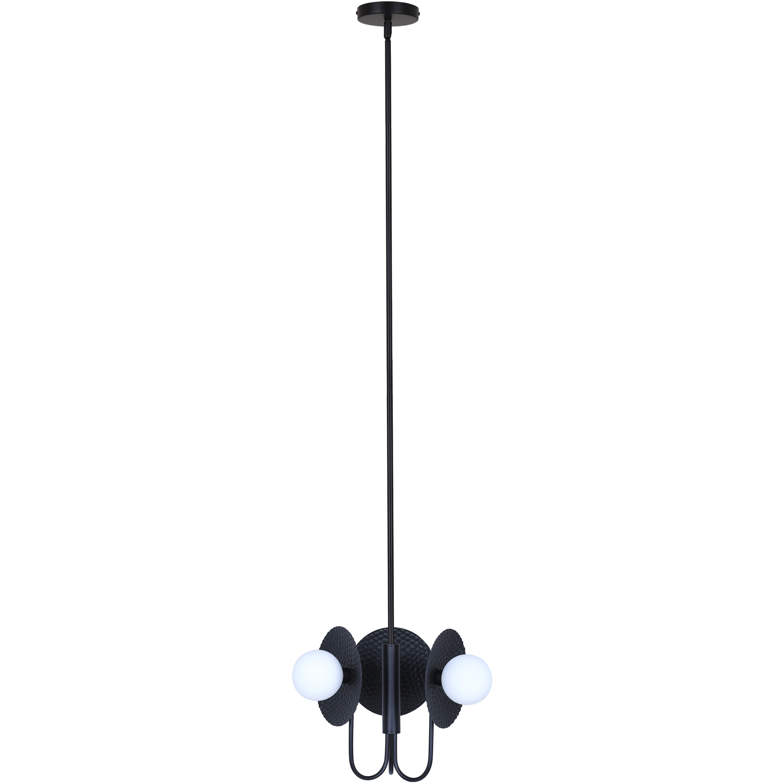 Mierka 3 Light 17.5 inch Black Chandelier Ceiling Light