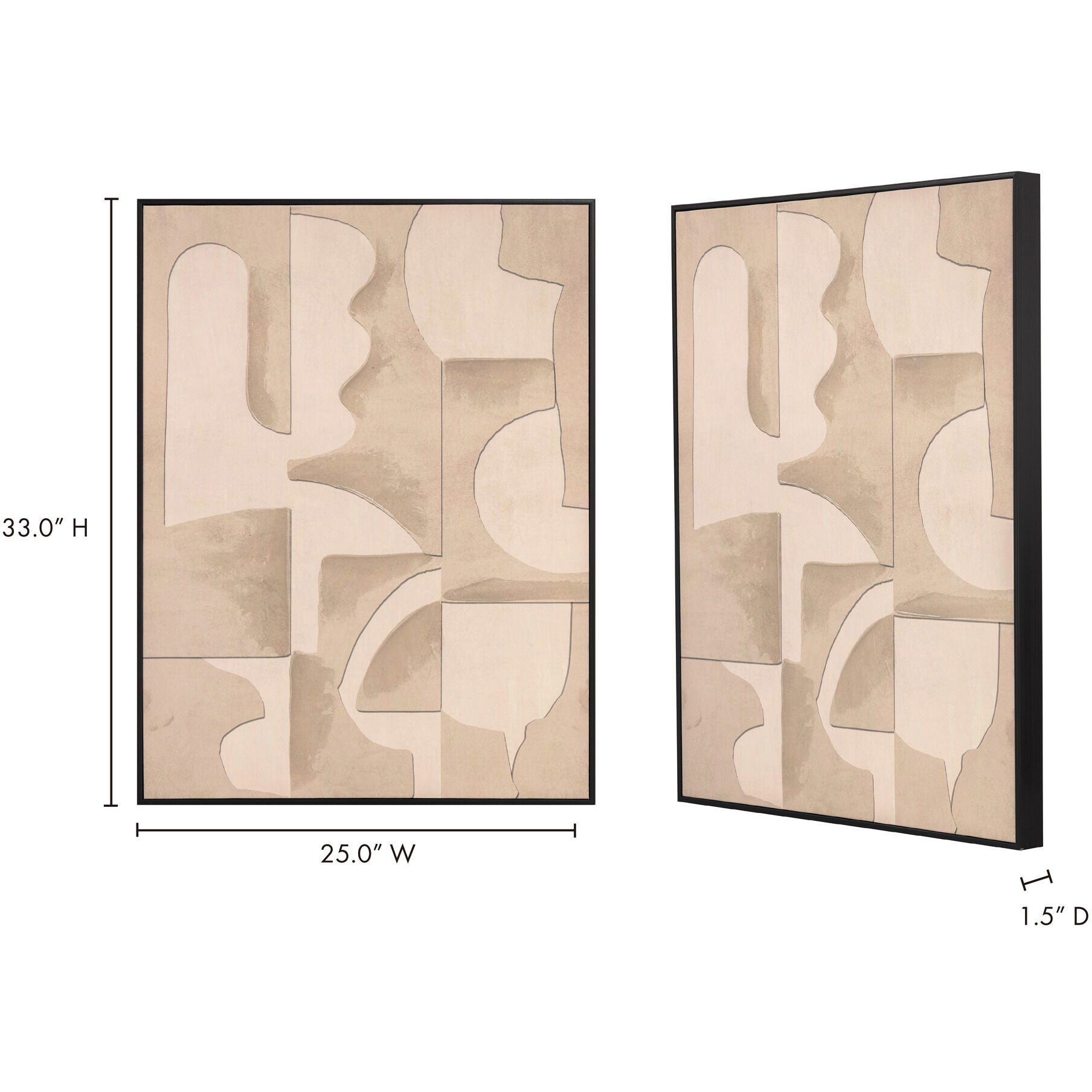 Saga Earth Tone Wall Décor, 2