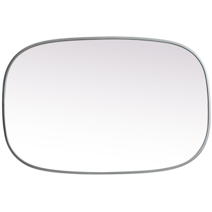 Brynn 36 X 24 inch Silver Mirror in 24 x 36