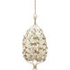 Maidenhair 5 Light 18.75 inch Antique Pearl Chandelier Ceiling Light