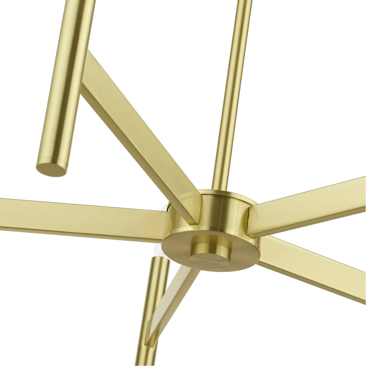 Copenhagen 5 Light 25 inch Satin Brass Chandelier Ceiling Light