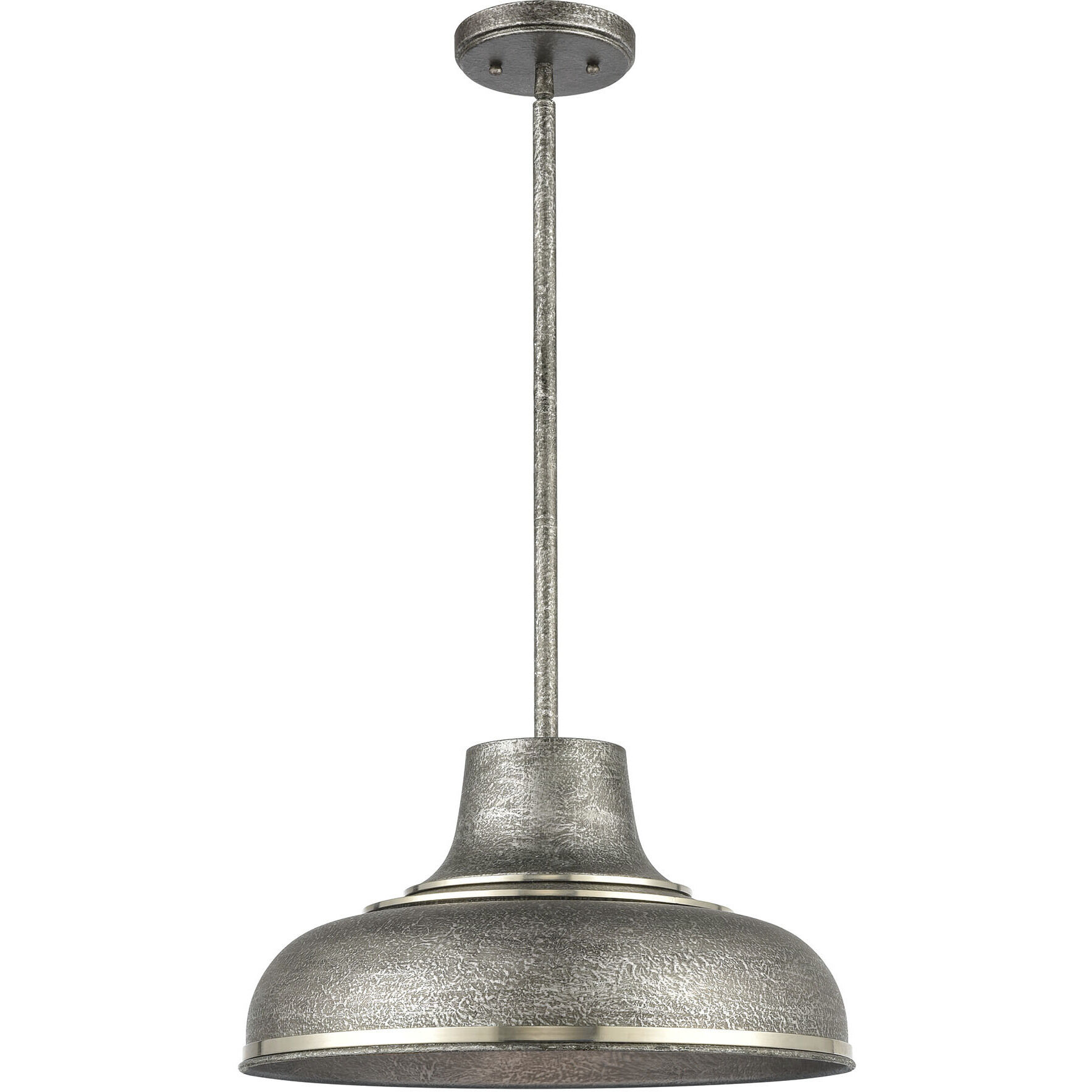Kerin 1 Light 16 inch Zinc with Polished Nickel Pendant Ceiling Light