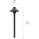 Independence LED 21.28 inch Architectural Bronze Landscape LED Kit
