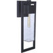 Perimeter 1 Light 17 inch Midnight Outdoor Wall Mount, Small
