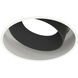 Pearl Black Adjustable / Warm White Reflector LED Round Trimless Adjustable Retrofit in 2700K, Black / Warm White, 4" Retrofit