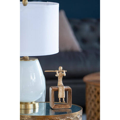 Musician Gold and Natural Figurine