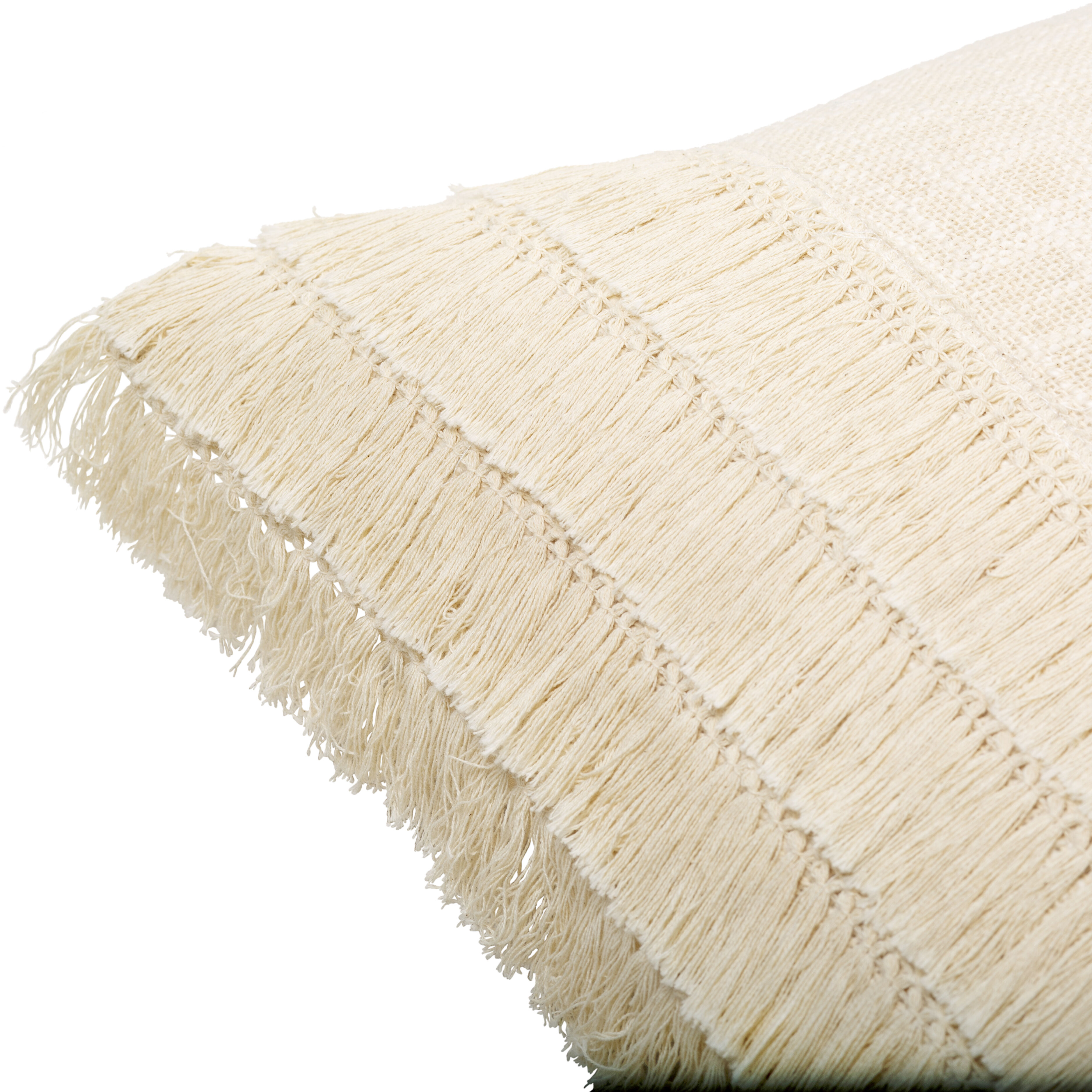 Kandie 22 inch Cream Pillow Kit in 14 x 22, Lumbar