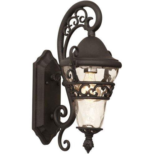 Anastasia Outdoor 1 Light 9.5 inch Textured Matte Black Wall Sconce Wall Light