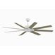 Levon Custom Matte White Fan Motor