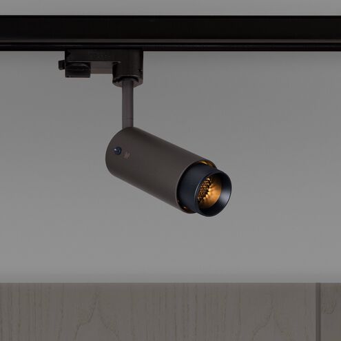 Exhaust Track 1 Light 110-120 Graphite / Black Spotlight Ceiling Light