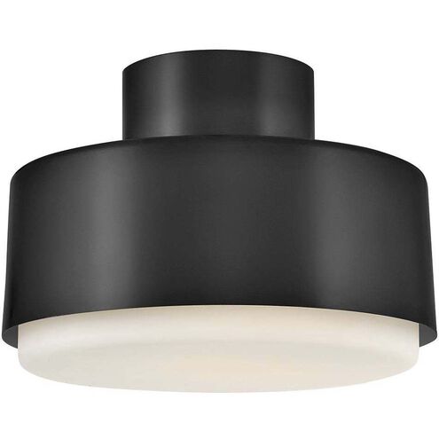 Cedric 2 Light 13 inch Black Semi-flush Mount Ceiling Light