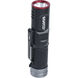 Recharge 3.79 inch Black and Gray and Red Pivot Light Portable Light