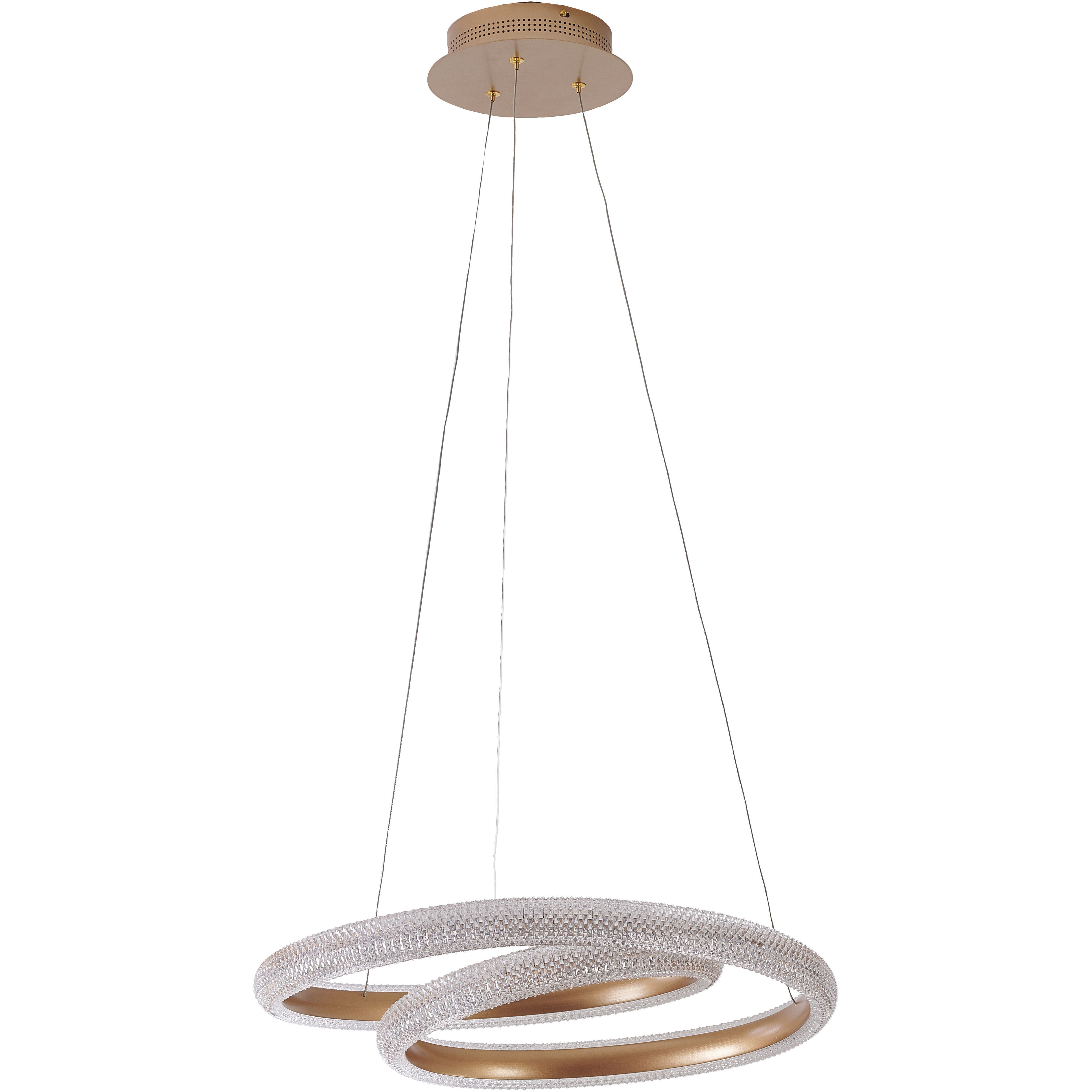 Canada LED 19.7 inch Gold Chandelier Ceiling Light