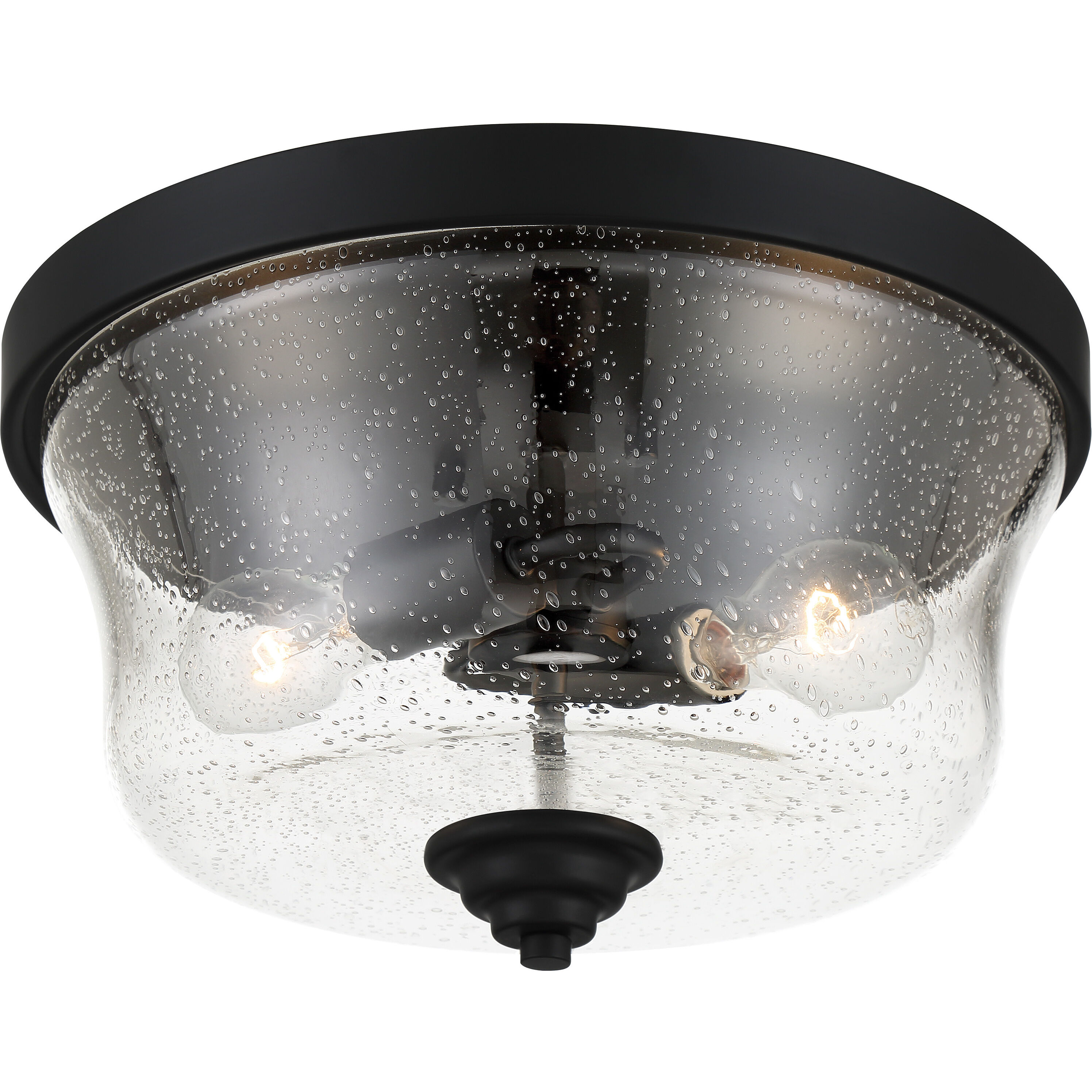 Shyloh 2 Light 14 inch Coal Flush Mount Ceiling Light