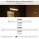 Phase 6.2 LED 36 inch Brushed Nickel Linear Vanity Light Wall Light